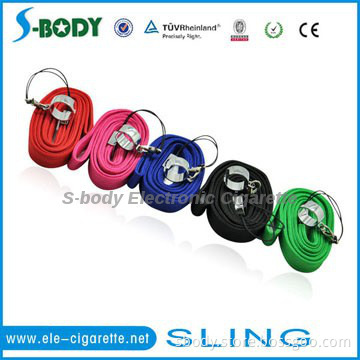 e cig necklace wholesale Ego lanyard with o-rings ego necklace